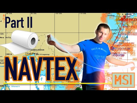 Видео: NAVTEX, Part 2. Messages, Selection of Rx Stations, ECDIS (MSI). Работа с сообщениями, выбор станций