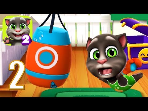 Видео: Мой Говорящий Том 2 Прохождение Часть 2  Мультик Игра Про Кота | Тренируем Нашего Кота