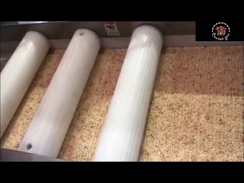 Видео: Оборудование для производства зерновых батончиков (взорванный рис) 100 кгч (Китай)