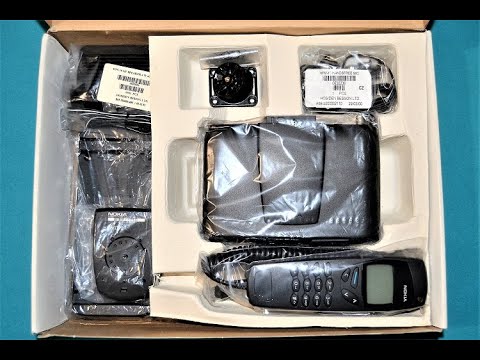 Видео: Автомобильный телефон Nokia 6090. Из Германии. Новый