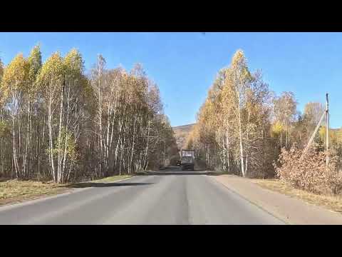 Видео: Банное. Проезд через курорт. Южный Урал. 09.10.2025.