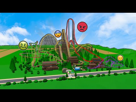 Видео: Строим в Theme Park Tycoon 2, но каждая ПОЕЗДКА — это СЛУЧАЙНОЕ настроение