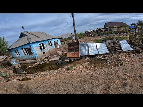 Видео: Наводнение в Орске паводок и последствия: Дамба, Детский пляж,  улица Оренбургская