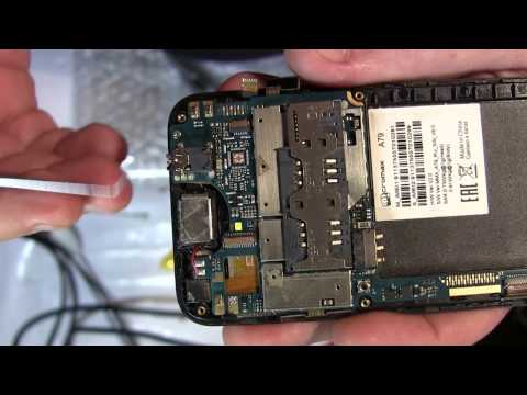Видео: востановление тачскрина на телефоне micromax A79 после залития