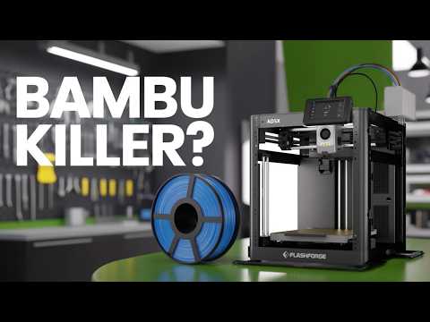 Видео: Я попробовал 3D-принтер Flashforge AD5X... и УХ ТЫ!