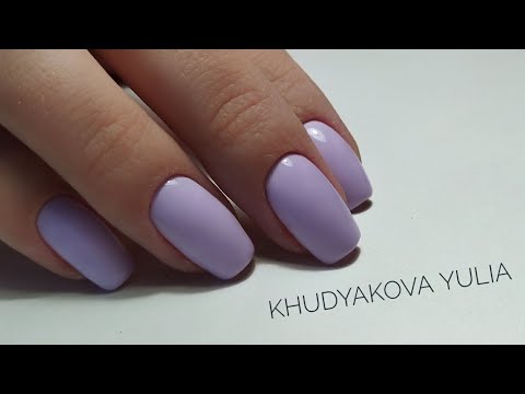 Видео: Наращивание ноготка / Быстрое выравнивание ногтей пластины / Почти однотоночка