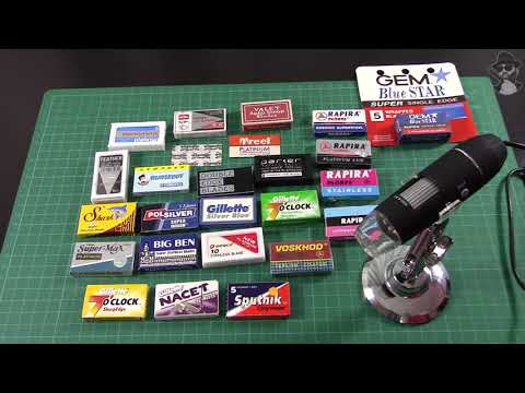 Видео: 💈 Почему все лезвия по разному бреют? Рассматриваем лезвия под микроскопом.