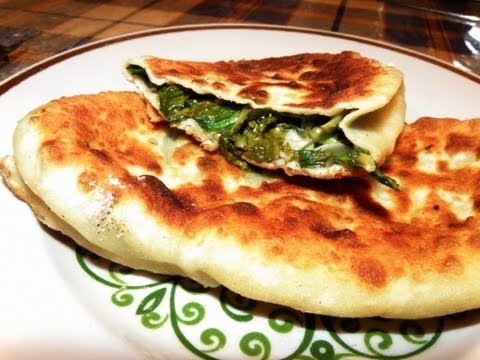 Видео: Лепешки с зеленью жингялом (Flapjack with  wild herbs)