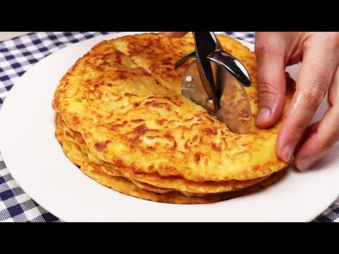 Видео: Завтрак как десерт! Возьмите ТВОРОГ и ТЫКВУ! Слишком просто и вкусно!  Ленивая плацинда!