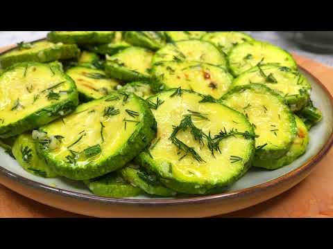 Видео: Эти кабачки такие вкусные, что я готовлю их почти каждый день! Кабачки с чесноком 😍