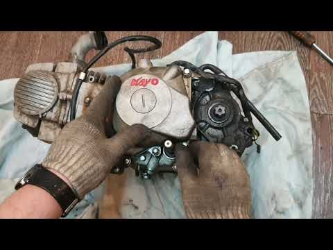 Видео: Питбайк kayo ремонт коробки передач