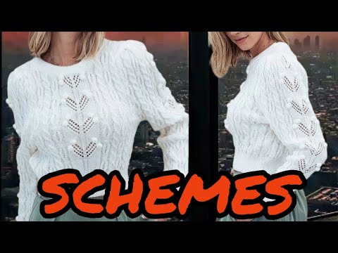 Видео: Схемы вязания на новенькие свитера. Knitting patterns for new sweaters.
