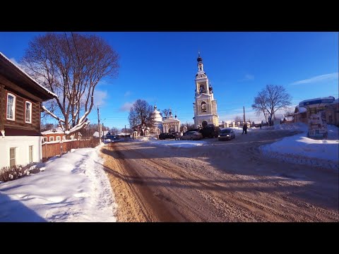 Видео: 👌👌Путешествие в Плёс зимой! Тихие улочки провинциального городка на Волге! Виды с крутого берега!