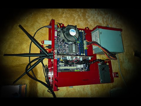 Видео: Настенный мультимедиа ПК "Красный мокасин" (Сборка ПК #21)