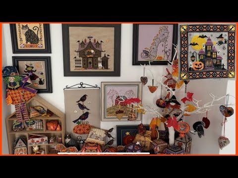 Видео: Halloween🎃👻что вышила, как оформила, что буду вышивать 