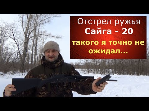 Видео: Отстрел Сайги-20. Такого я точно не ожидал...