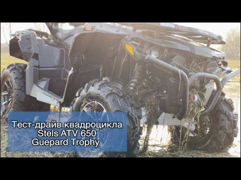 Видео: тест драйв и первый обзор atv Stels Guepard 650