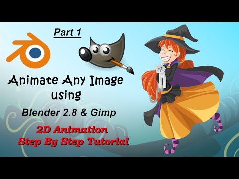 Видео: Как анимировать любое изображение — часть 1 [урок по Blender/Gimp]