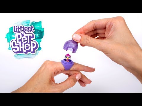 Видео: Колечки с милыми животными | Распаковка Littlest Pet Shop
