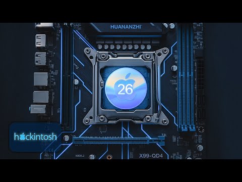 Видео: Установка Hackintosh MacOs 26 Tahoe на материнскую плату Huananzhi X99-QD4