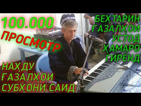 Видео: НАХДУ ГАЗАЛХОИ СУБХОНИ САИД NAHDU GAZALHOI SUBHONI SAID