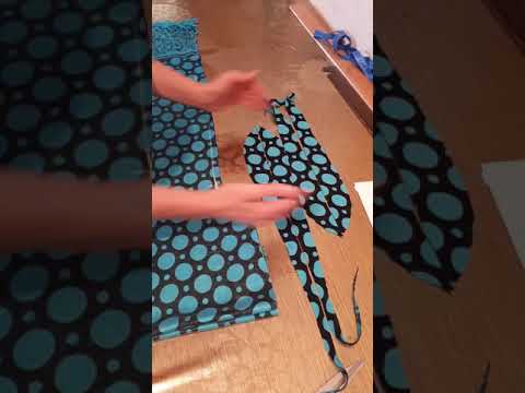 Видео: Платья из шарфов и платков.