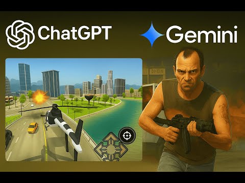 Видео: Кто создаст GTA 5 лучше — ChatGPT или Gemini? Битва ИИ