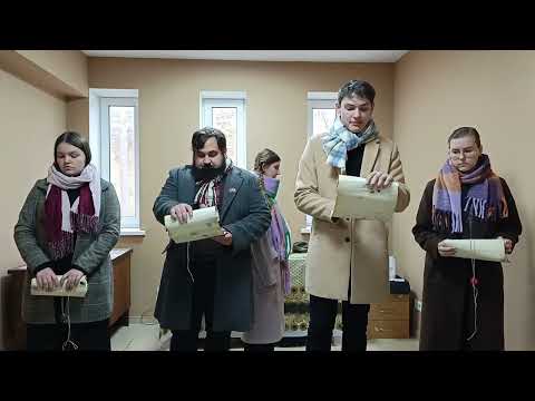 Видео: Виступ Народного студентського театру «Вавилон» із композицією на твори Майка Йогансена