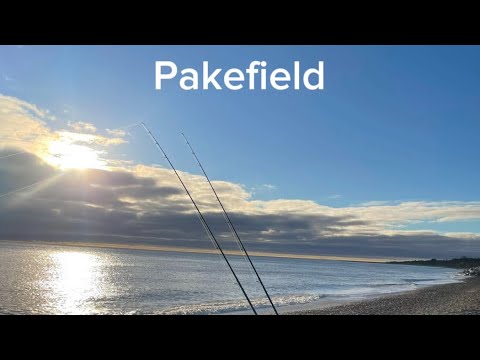 Видео: Рыбалка на пляже Саффолк, Пейкфилд