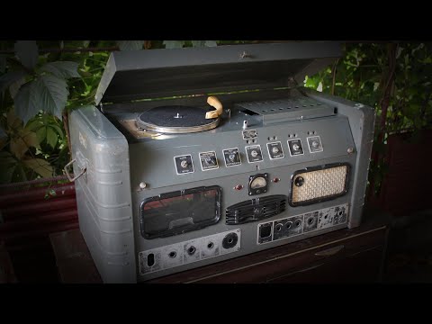 Видео: Радиоузел "ТУ-50". Сделано в СССР.