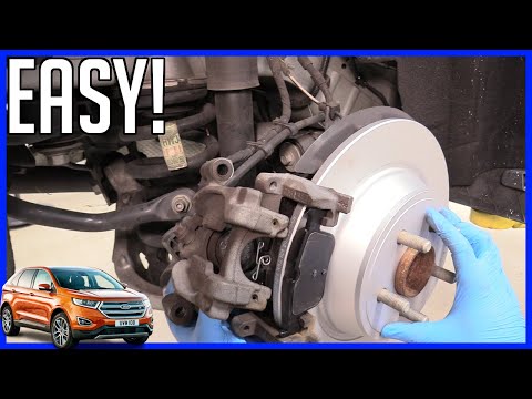 Видео: Как заменить задние тормозные колодки и ротор Ford Edge 2015-2023 | Размеры и моменты затяжки!