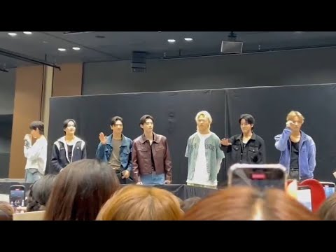 Видео: Enhypen на мероприятии Meet and Greet сегодня в Японии. Вечернее ток-шоу ENHYPEN Meet and Greet, ...