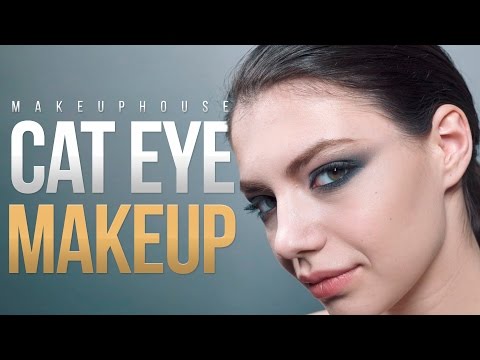 Видео: Кошачий глаз и коррекция лица | Видео уроки макияжа MAKE UP HOUSE | MAKE UP HOUSE
