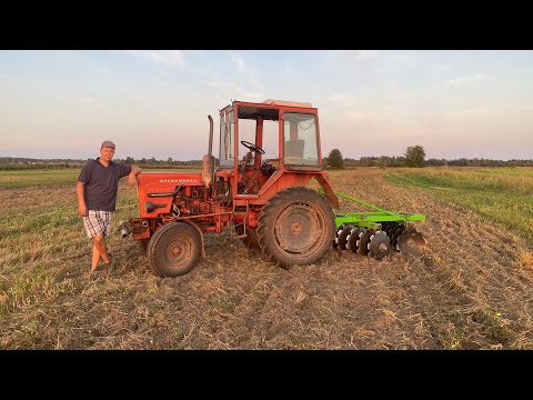 Видео: Осіння дисковка трактором Т25 + диски BOMET 1 5!!!!