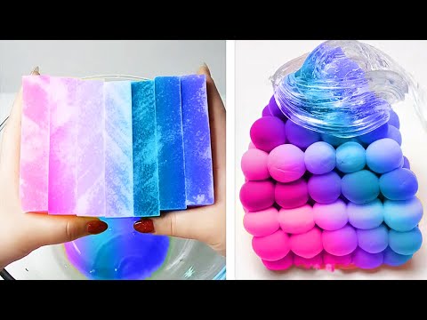 Видео: Как ни странно Удовлетворение Слизь ASMR Нет Музыка Видео  Расслабляющий Слизь 2020 г.  36