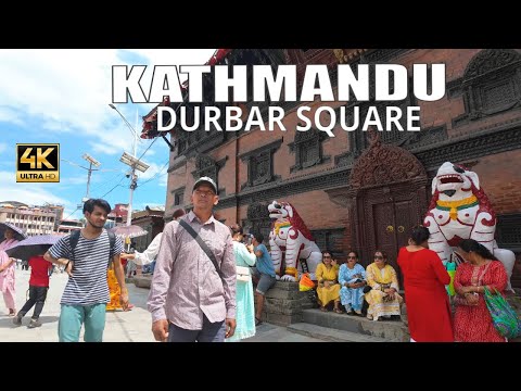 Видео: Катманду – площадь Дурбар, сердце старого города – пешеходная экскурсия 4K UHD
