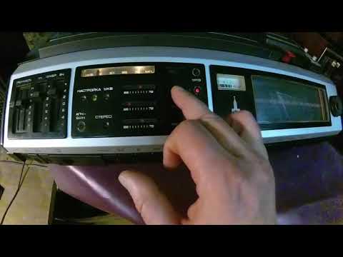 Видео: Музыкальный центр Мелодия-106 стерео 1980 год. С Олимпийской символикой.