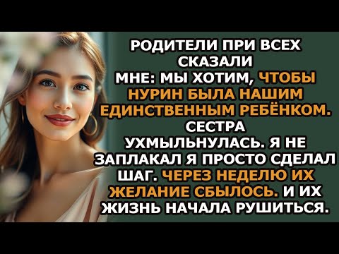 Видео: На семейном празднике родители сказали Мы хотели бы чтобы твоя сестра была нашей единственной до