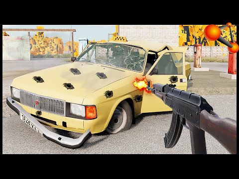Видео: 90-ЫЕ В ГОРОДЕ! РАССТРЕЛ МАШИН! - BeamNg Drive