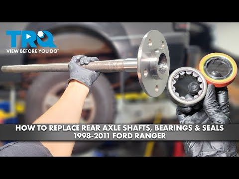 Видео: Как заменить валы, подшипники и сальники задней оси Ford Ranger 1998-2011 годов