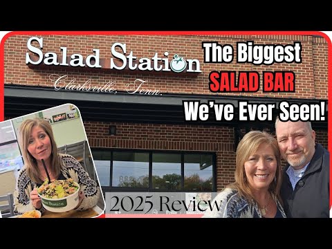 Видео: Самый большой салат-бар, который мы когда-либо видели! Обзор нашего салат-бара в Кларксвилле, шта...