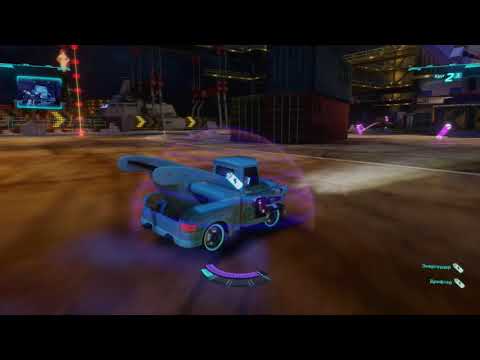 Видео: Тачки 2 (Xbox 360) - Выживание - Реактивные снаряды - Заезд "Нефтяная вышка" - Токио Мэтр