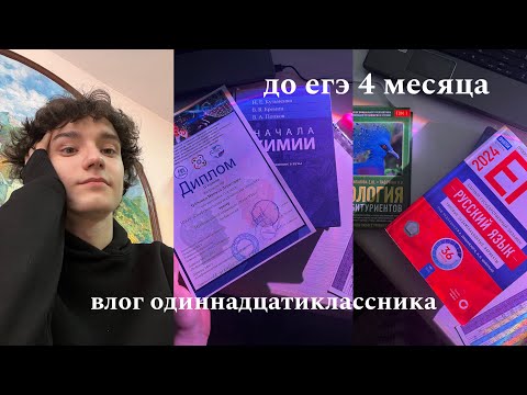 Видео: *study vlog* как я все успеваю? | до егэ 4 месяца | будни одиннадцатиклассника химбио