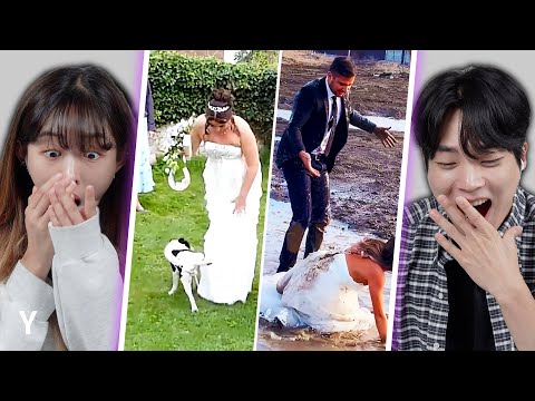 Видео: корейцы впервые реагируют на «лучшую неудачную свадьбу» | Y