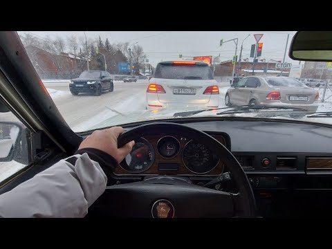 Видео: Волга 31029, такая только у меня и у Юрия Хоя! Поехал на шиномонтаж!