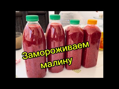 Видео: Малина қатыру. Қайнатпай жаздың дәмін сақтаймыз.Замороживаем малину, сохраняем без варки.
