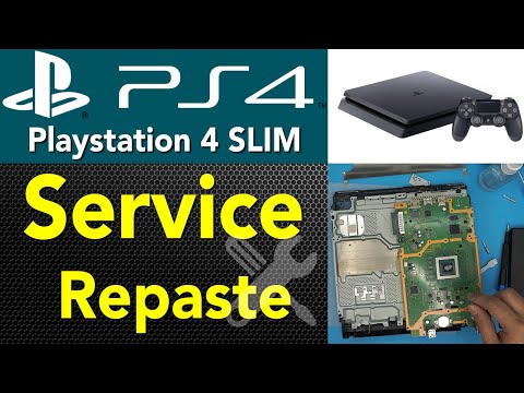 Видео: Разборка, чистка и переклейка PlayStation 4 Slim