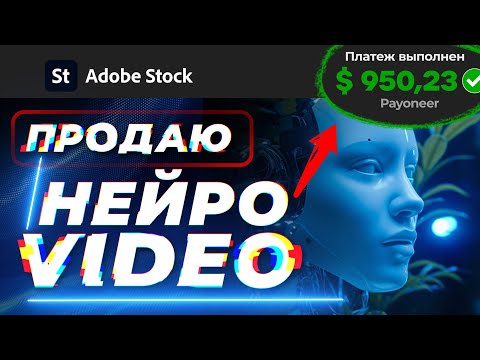 Видео: Нашёл ЗАРАБОТОК на НЕЙРОСЕТЯХ и Генерации VIDEO | AdobeStock Пошаговое руководство