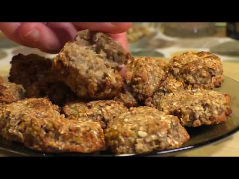 Видео: Быстрое печенье из банана и овсянки