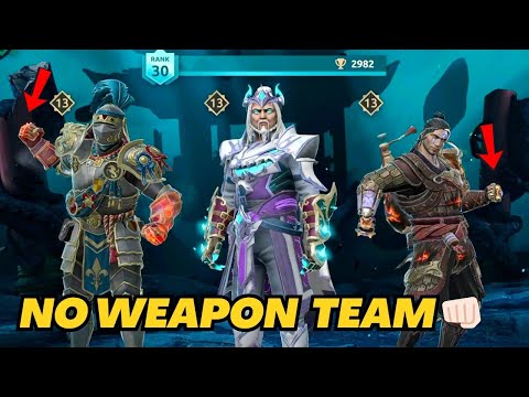 Видео: Безоружные воины 👊🏻 Этой команде не нужно оружие, чтобы выиграть битву || Shadow Fight 4 Arena